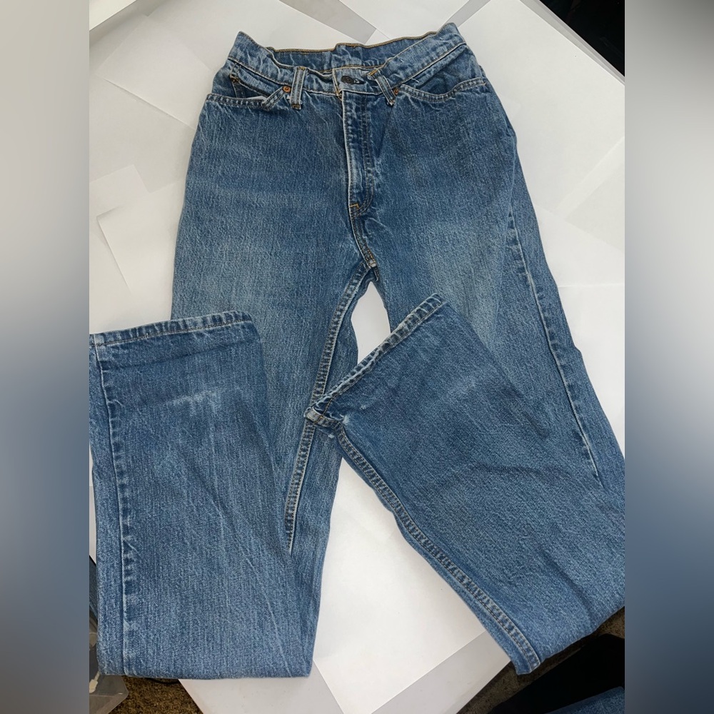 Levi's Blue Boot Cut Jeans Classic Denim Style